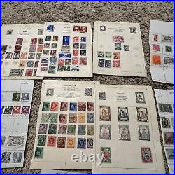 Ww Stamps Lot On Booklet Pages Huge Lot From 20+ Countries #10