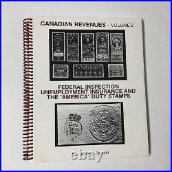 Zaluski, Edward Canadian Revenues, Volumes 1-7 Lot Set Philatelic